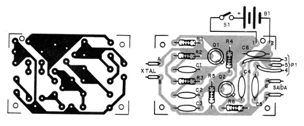 Figura 2 - Placa para el montaje
Figura 2 - Placa para el montaje