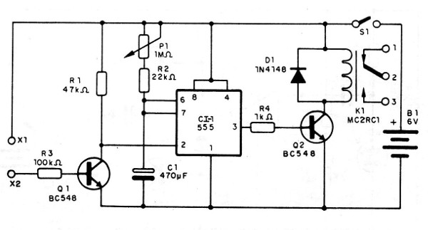 Figura 2 - Circuito del interruptor de timbre
Figura 2 - Circuito del interruptor de timbre