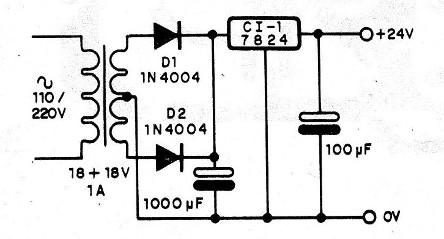 Figura 1 - Fuente para el circuito
Figura 1 - Fuente para el circuito