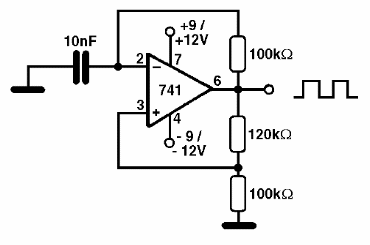 Figura 38 – Oscilador de 1 kHz con 741
Figura 38 – Oscilador de 1 kHz con 741