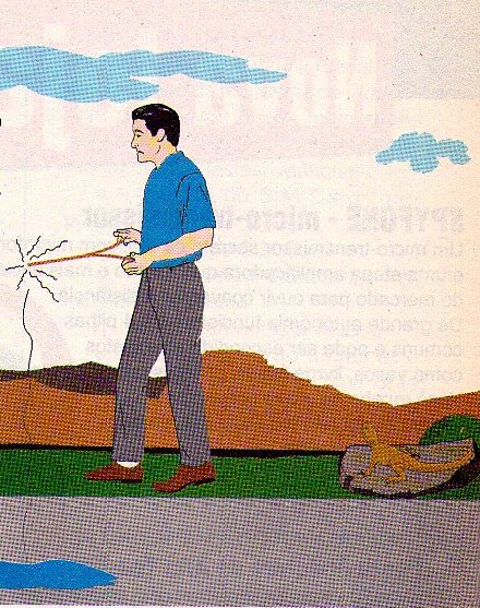 Figura 1 – se cree que la presencia de agua o minerales causa pequeñas vibraciones en la horquilla.
