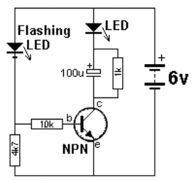 Dos LED parpadeantes
Dos LED parpadeantes