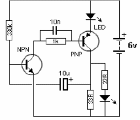 Parpadeante para dos LED 1
Parpadeante para dos LED 1