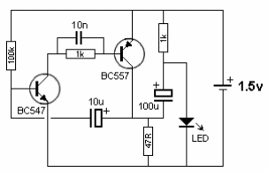 Intermitente LED 1.5V
Intermitente LED 1.5V