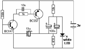 LED blanco intermitente con batería tipo botón
LED blanco intermitente con batería tipo botón