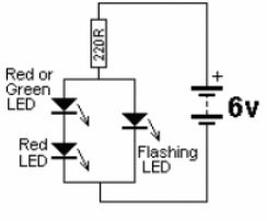 Indicador LED alterno
Indicador LED alterno