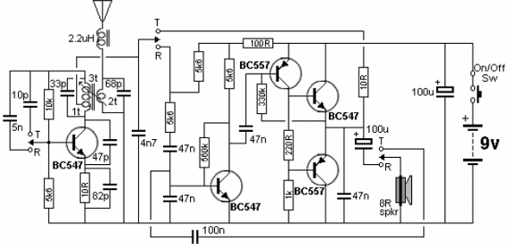 5 Transistor 2 Walk Talkie
5 Transistor 2 Walk Talkie
