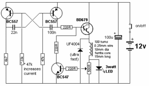 Convertidor LED de 3 W
Convertidor LED de 3 W