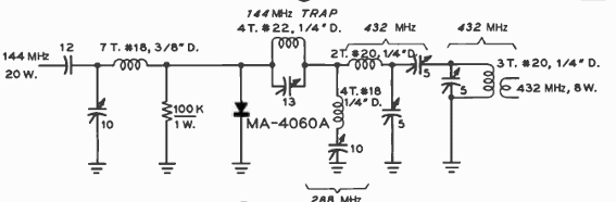 Duplicador para 432MHz
Duplicador para 432MHz