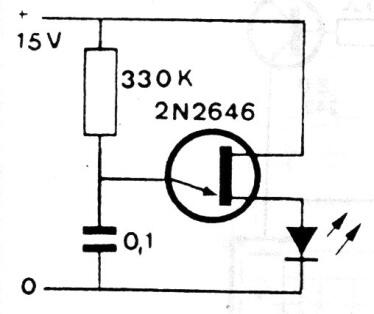 LED pulsante UJT
LED pulsante UJT