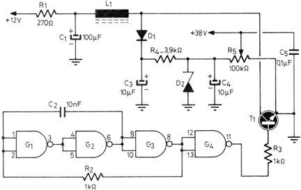 Convertidor 12 a 38 V
Convertidor 12 a 38 V