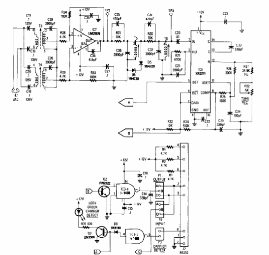 Receptor de datos via red
Receptor de datos via red