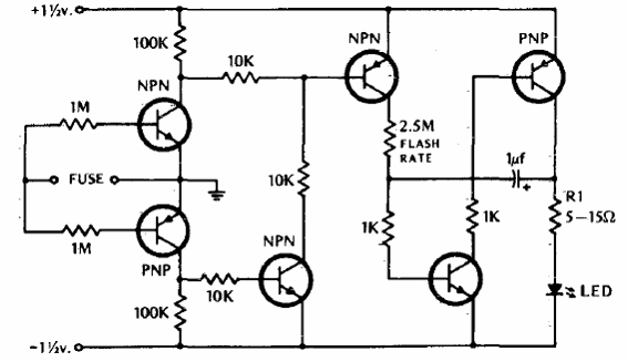 Alarma de Fusible fundido
Alarma de Fusible fundido