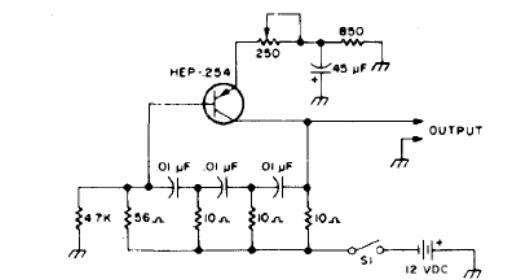 Oscilador 800Hz
Oscilador 800Hz