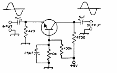 Amplificador básico com transistor
Amplificador básico com transistor