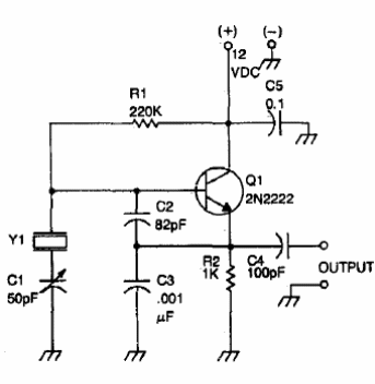 Oscilador Colpitts 20 MHz
Oscilador Colpitts 20 MHz