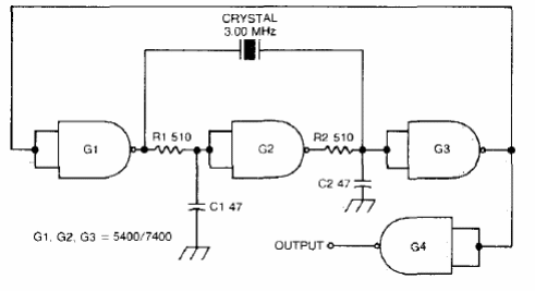 Oscilador TTL de 3 MHz
Oscilador TTL de 3 MHz