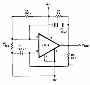Oscilador LM311
Oscilador LM311