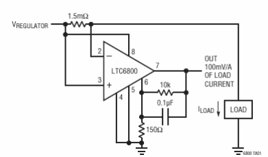 Sensor de corriente lado alto
Sensor de corriente lado alto