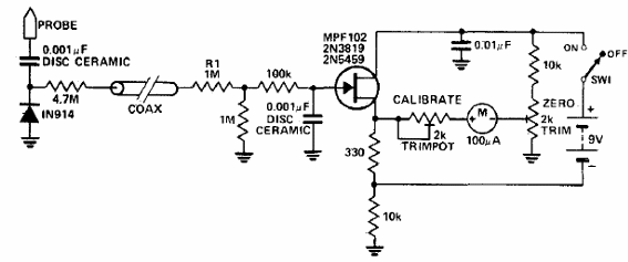 Voltímetro RF
Voltímetro RF