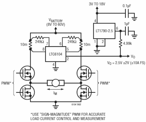 Sensor de corriente y de dirección para puente H
Sensor de corriente y de dirección para puente H