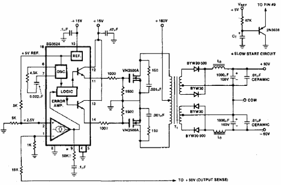 Conversor simétrico llaveado de 50 V Push Pull
Conversor simétrico llaveado de 50 V Push Pull