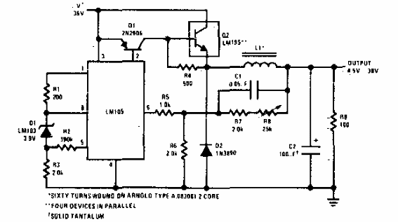 Regulador conmutado ajustable de 5 V
Regulador conmutado ajustable de 5 V