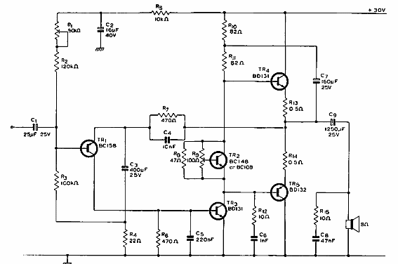Amplificador de 16 W
Amplificador de 16 W