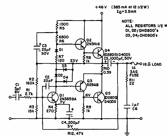 Amplificador de 12 W
Amplificador de 12 W