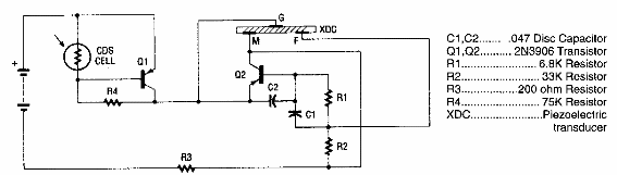Alarma piezoeléctrica
Alarma piezoeléctrica