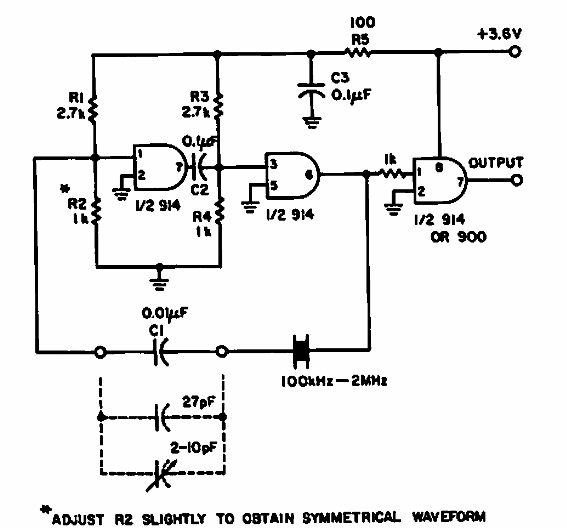 Clock de 2 MHz
Clock de 2 MHz