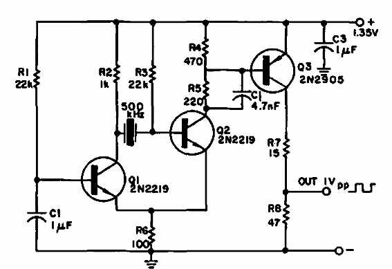 Clock de 500 kHz
Clock de 500 kHz