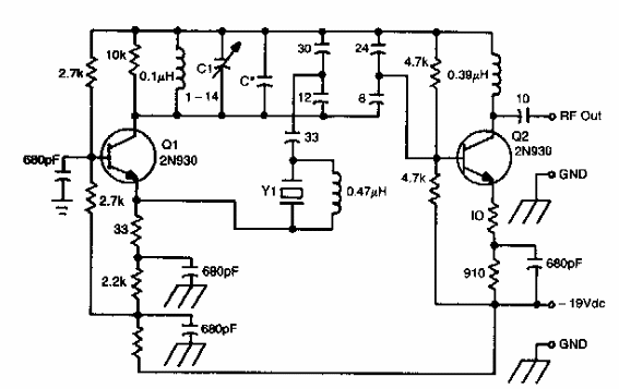 Oscilador de sobretom de 100 MHz
Oscilador de sobretom de 100 MHz