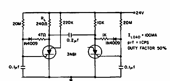 Intermitente de 1 Hz
Intermitente de 1 Hz