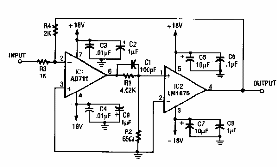 Amplificador de 10 W
Amplificador de 10 W