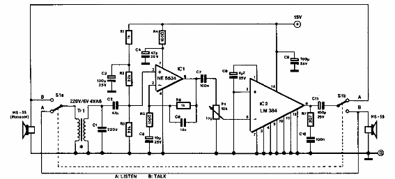 Intercomunicador LM384
Intercomunicador LM384