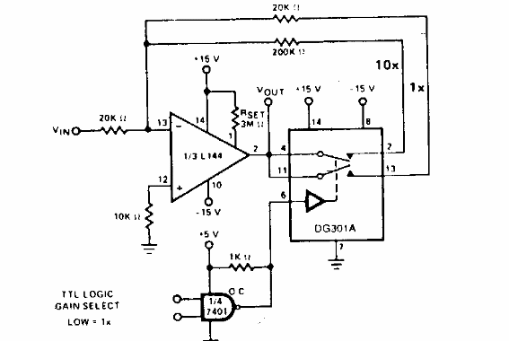 Amplificador lógico inversor
Amplificador lógico inversor