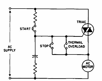 Partida de triac para motor de CA
Partida de triac para motor de CA