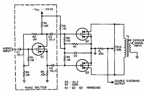 Modulador balanceado
Modulador balanceado