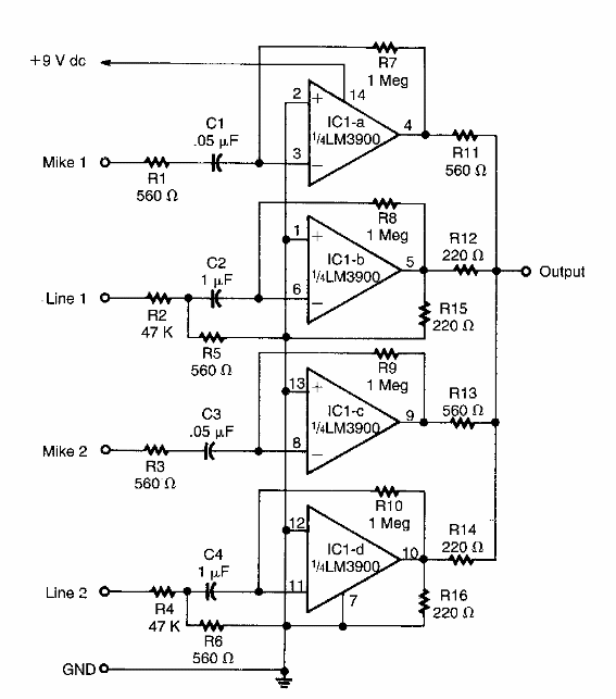 Mezclador de audio
Mezclador de audio