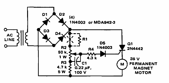 Control para motor de 35 V
Control para motor de 35 V