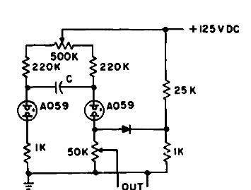 Oscilador de neón de 1 a 10 Hz
Oscilador de neón de 1 a 10 Hz