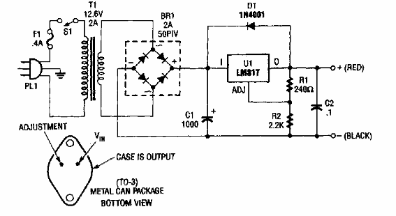 Fuente configurable LM317
Fuente configurable LM317