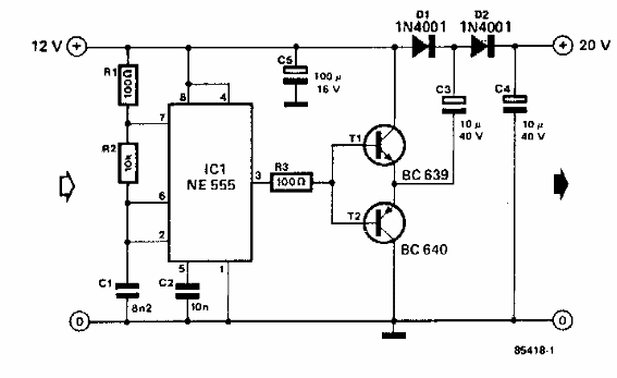 Conversión de tensión sin inductor
Conversión de tensión sin inductor
