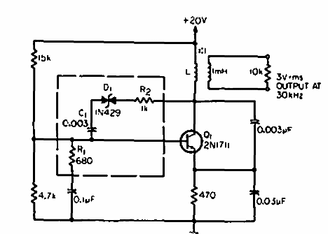 Oscilador 30 kHz
Oscilador 30 kHz