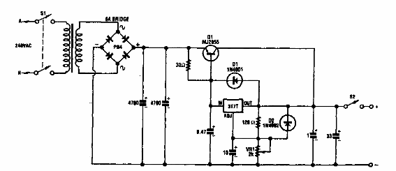 Fuente ajustable de 20 V
Fuente ajustable de 20 V