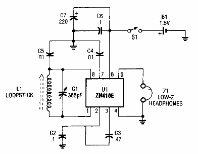 Radio AM simple ZN416E
Radio AM simple ZN416E