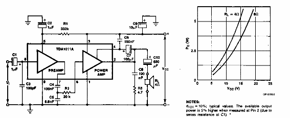 Amplificador de 2 a 6 W
Amplificador de 2 a 6 W