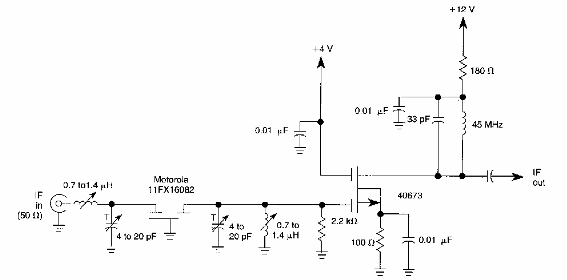 Amplificador FI de 45 MHz
Amplificador FI de 45 MHz