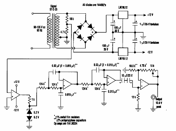 Oscilador estable de 60 Hz
Oscilador estable de 60 Hz